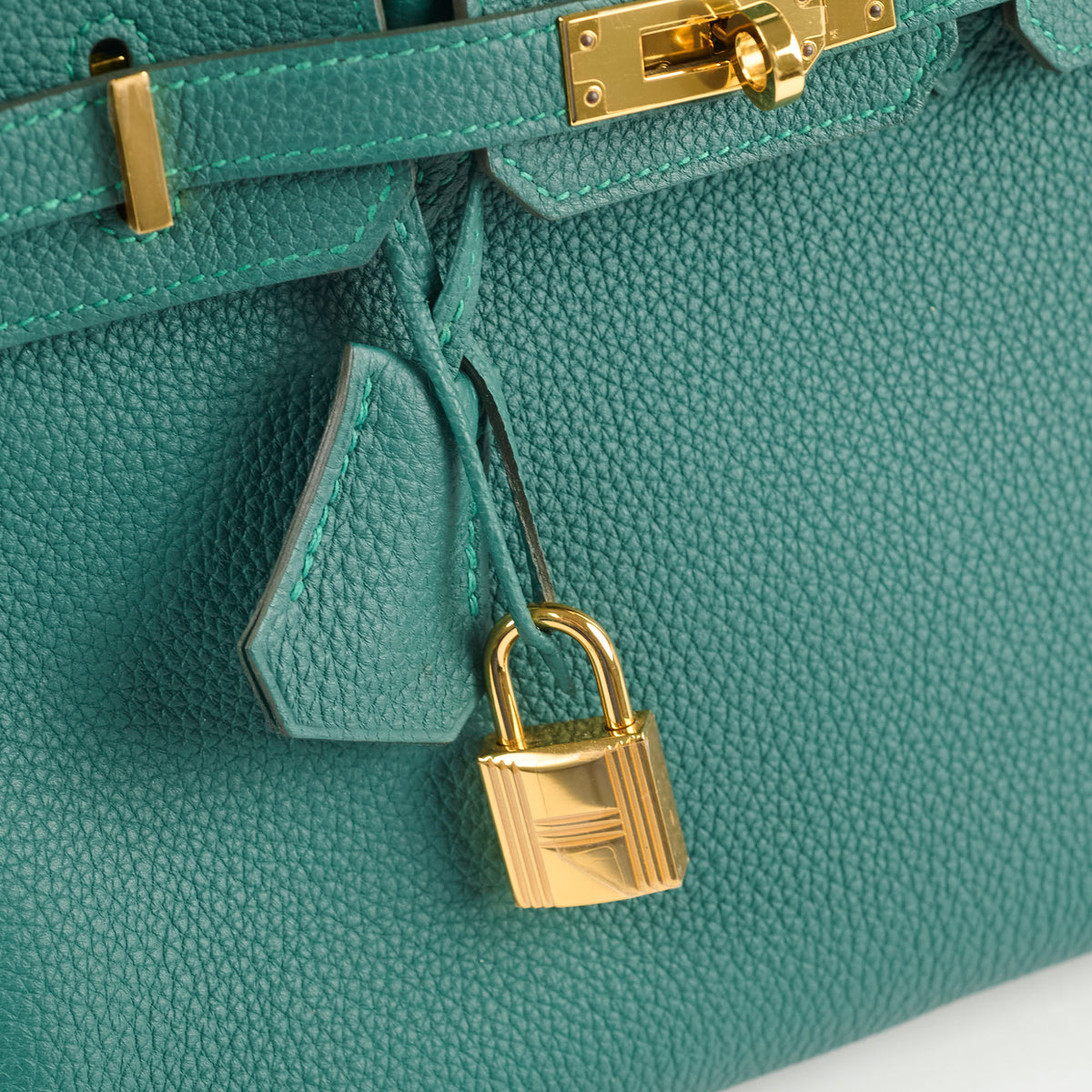 Hermes Birkin 25 Malachite C Stamp - photo 5