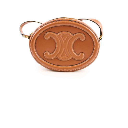 Celine Small Triomphe Oval Crossbody Bag - photo 1