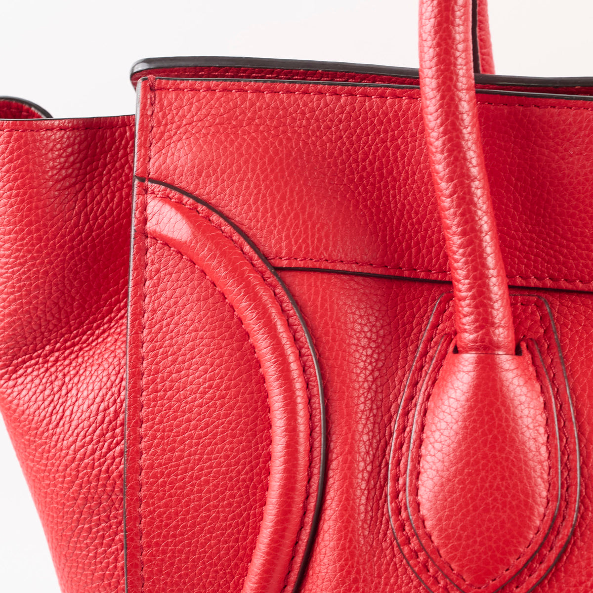 Celine Mini Luggage Red - photo 5