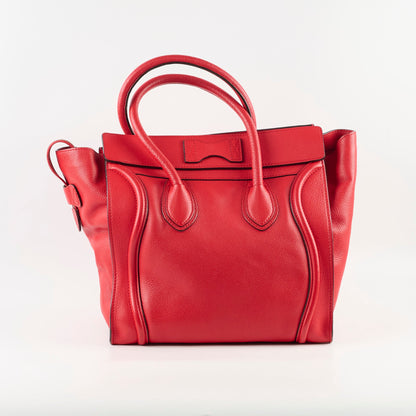 Celine Mini Luggage Red - photo 2