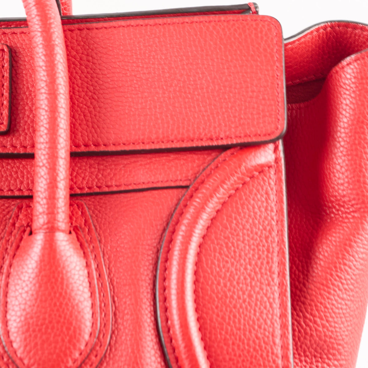 Celine Mini Luggage Red - photo 8