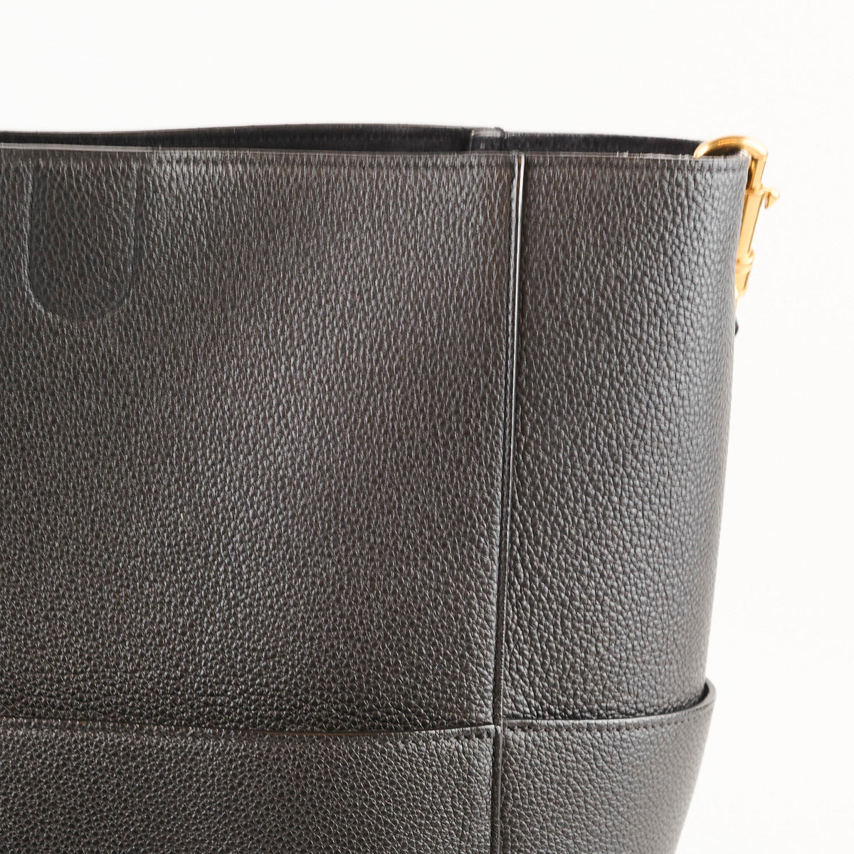 Celine Sangle Bucket Bag Black - photo 5