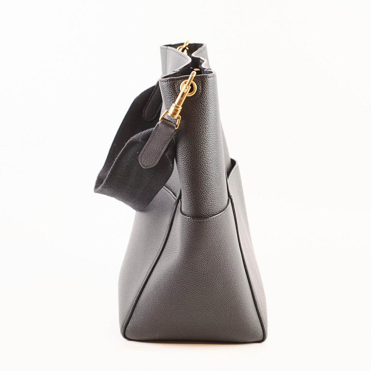 Celine Sangle Bucket Bag Black - photo 3