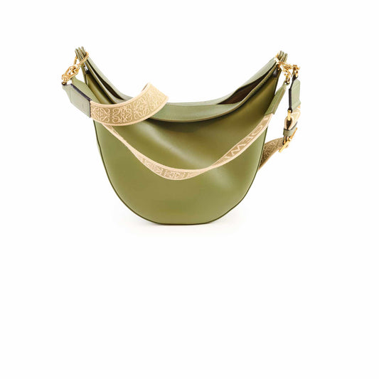 Loewe Small Luna Bag Olive Green - photo 1