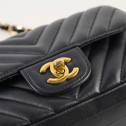 Chanel Mini Rectangular Chevron Black - Series 23 - photo 16