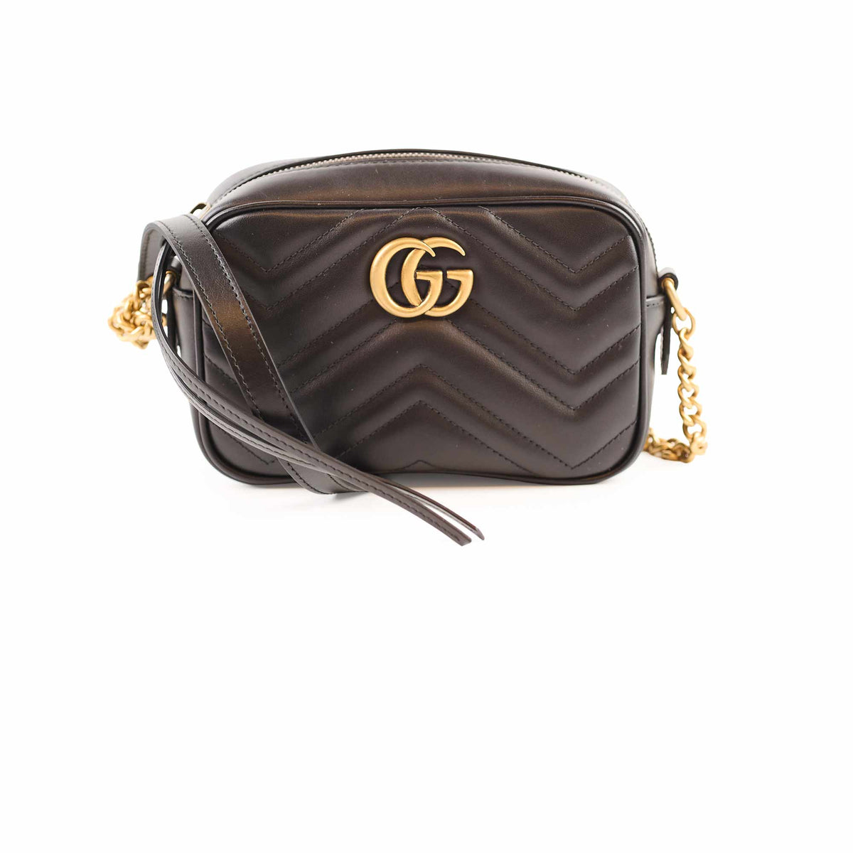 Gucci Mini Marmont Camera bag Black (2025) - photo 1