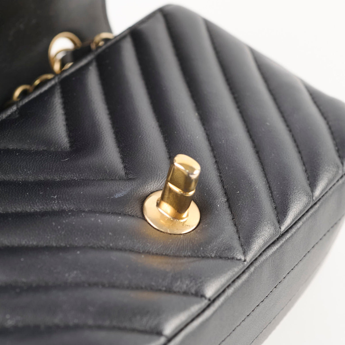Chanel Mini Rectangular Chevron Black - Series 23 - photo 8