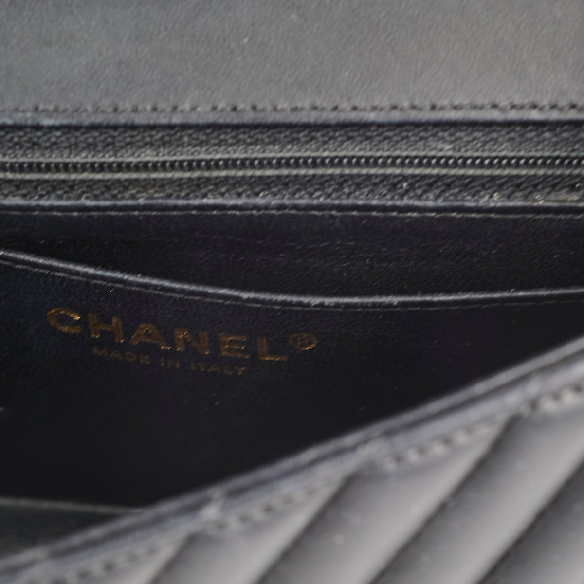 Chanel Mini Rectangular Chevron Black - Series 23 - photo 12
