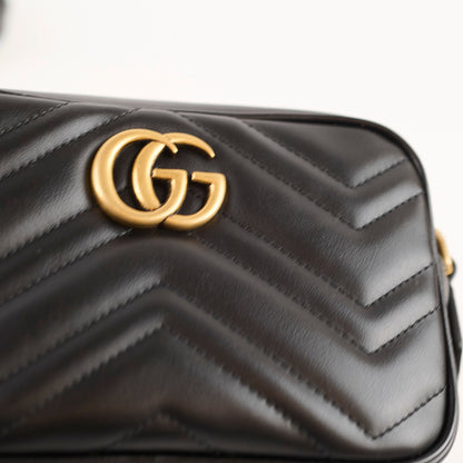 Gucci Mini Marmont Camera bag Black (2025) - photo 10