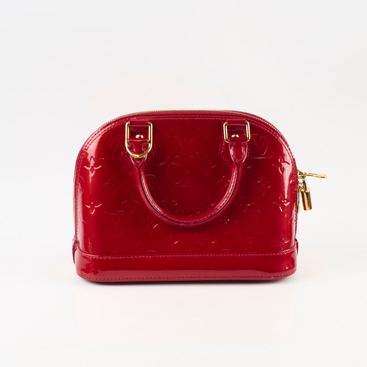 Louis Vuitton Alma BB Monogram Vernis Red - photo 2