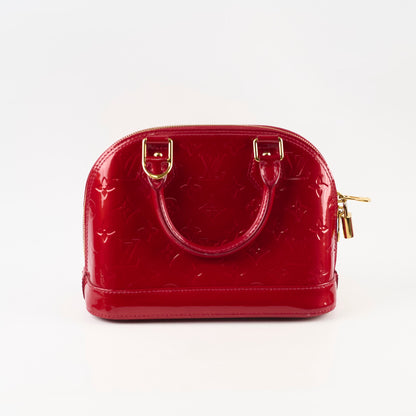 Louis Vuitton Alma BB Monogram Vernis Red - photo 2