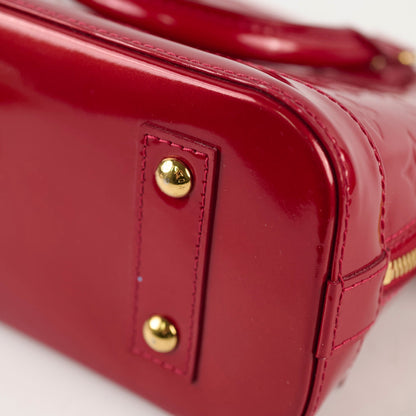 Louis Vuitton Alma BB Monogram Vernis Red - photo 5