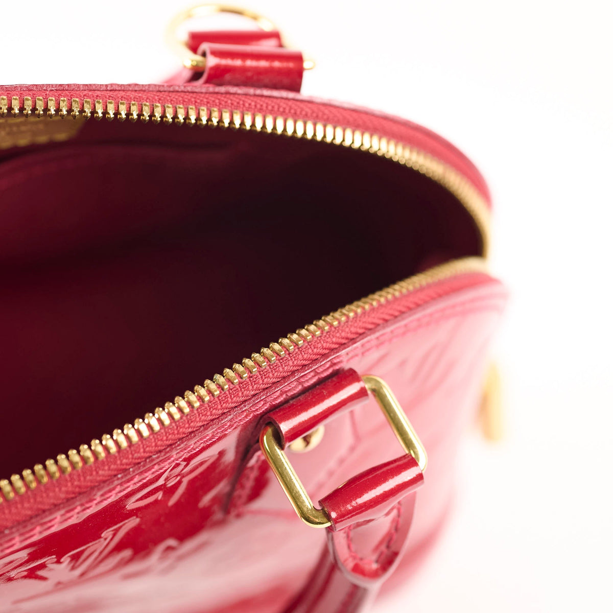 Louis Vuitton Alma BB Monogram Vernis Red - photo 6