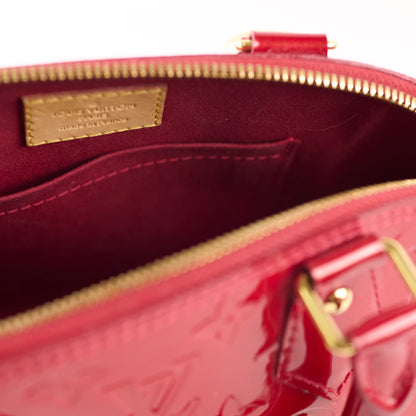 Louis Vuitton Alma BB Monogram Vernis Red - photo 7