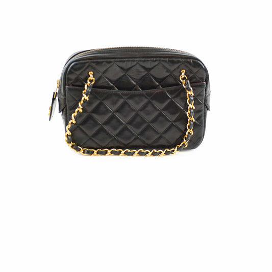 Chanel Black Vintage Camera Bag 1 Series - photo 1