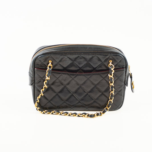 Chanel Black Vintage Camera Bag 1 Series - photo 2