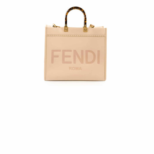 Fendi Medium Sunshine Tote Beige - photo 1