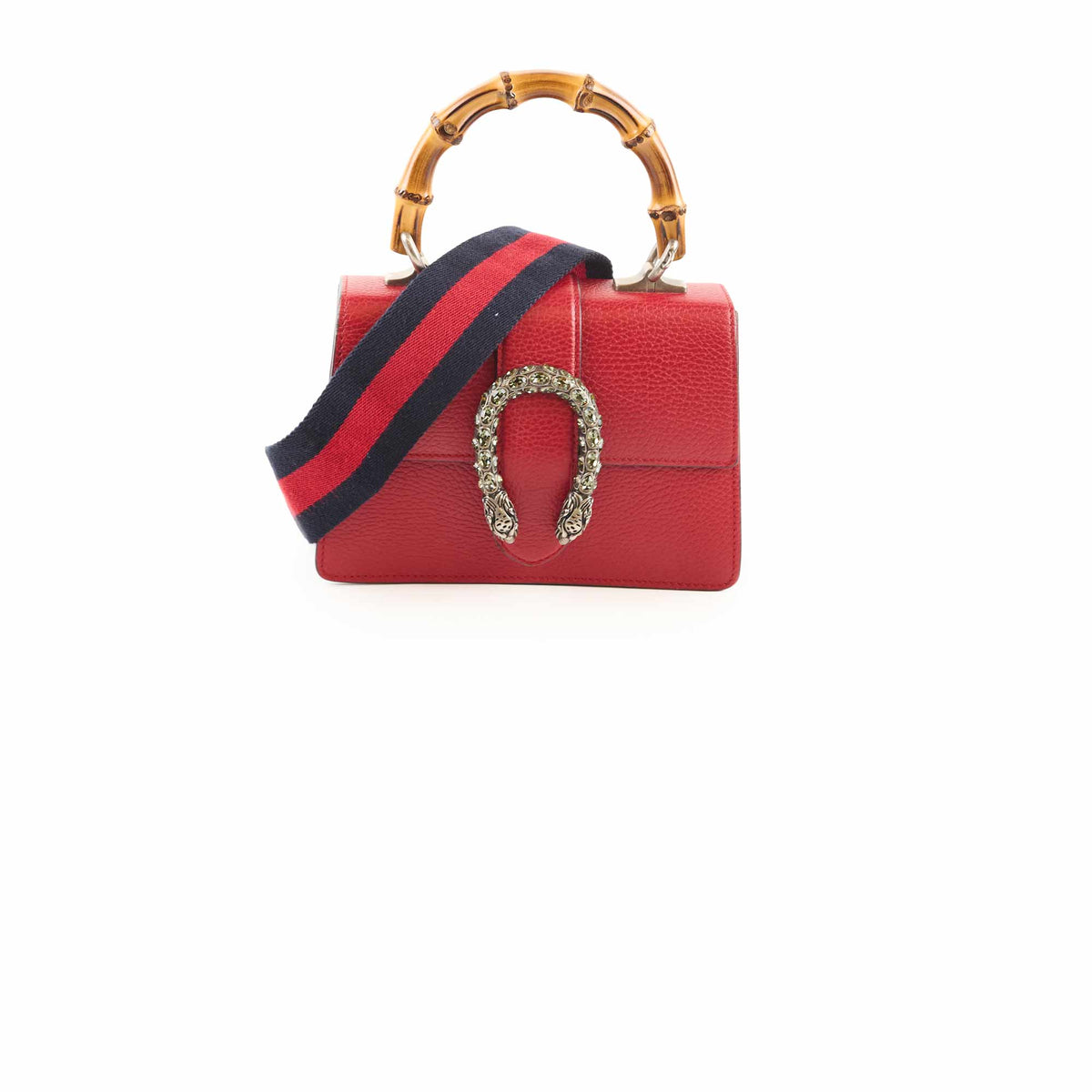 Gucci Bamboo Top Handle Red - photo 1