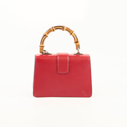 Gucci Bamboo Top Handle Red - photo 2