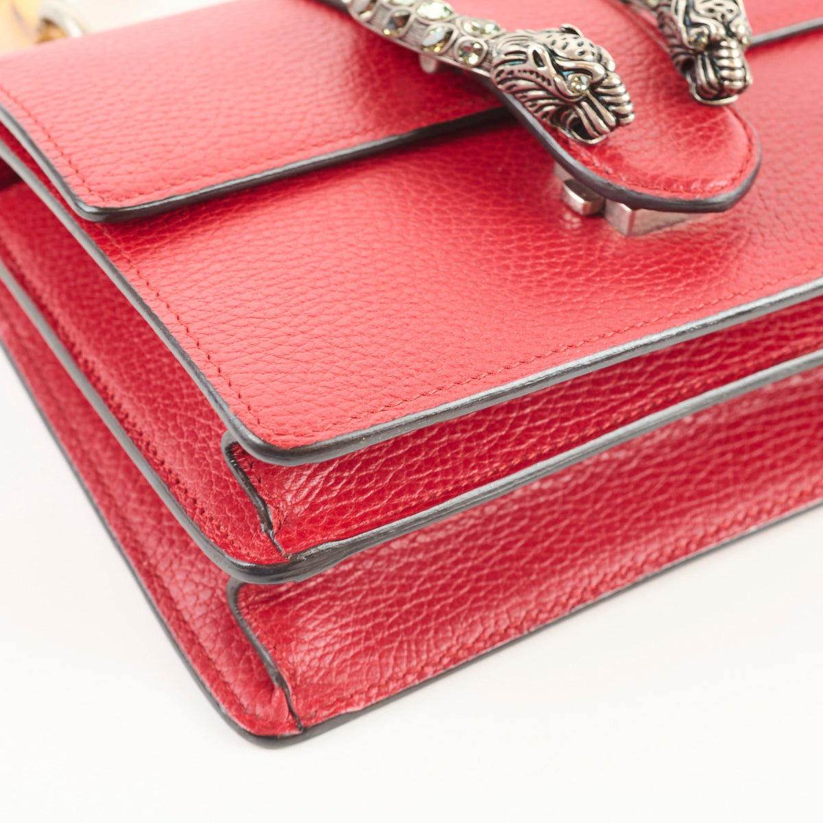 Gucci Bamboo Top Handle Red - photo 11