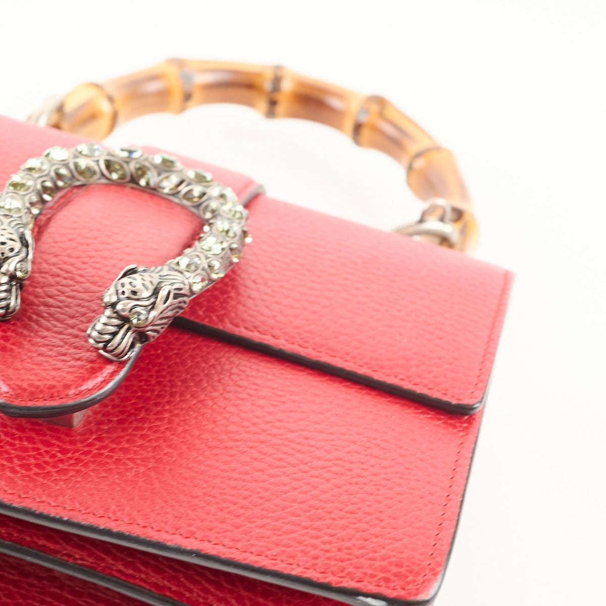 Gucci Bamboo Top Handle Red - photo 5