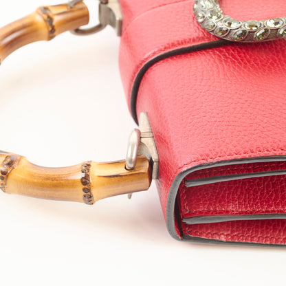 Gucci Bamboo Top Handle Red - photo 6