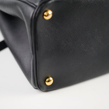 Prada Saffiano Galleria Tote Two Tone Black/White - photo 11