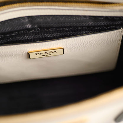 Prada Saffiano Galleria Tote Two Tone Black/White - photo 7
