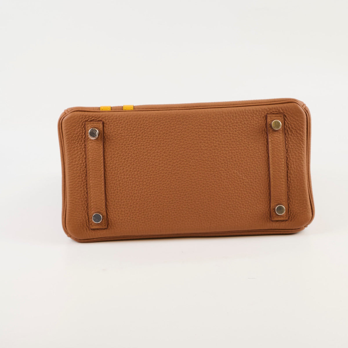 Hermes Birkin 25 Limited Edition Officer Gold/Ambre Togo PHW- C Stamp - photo 4
