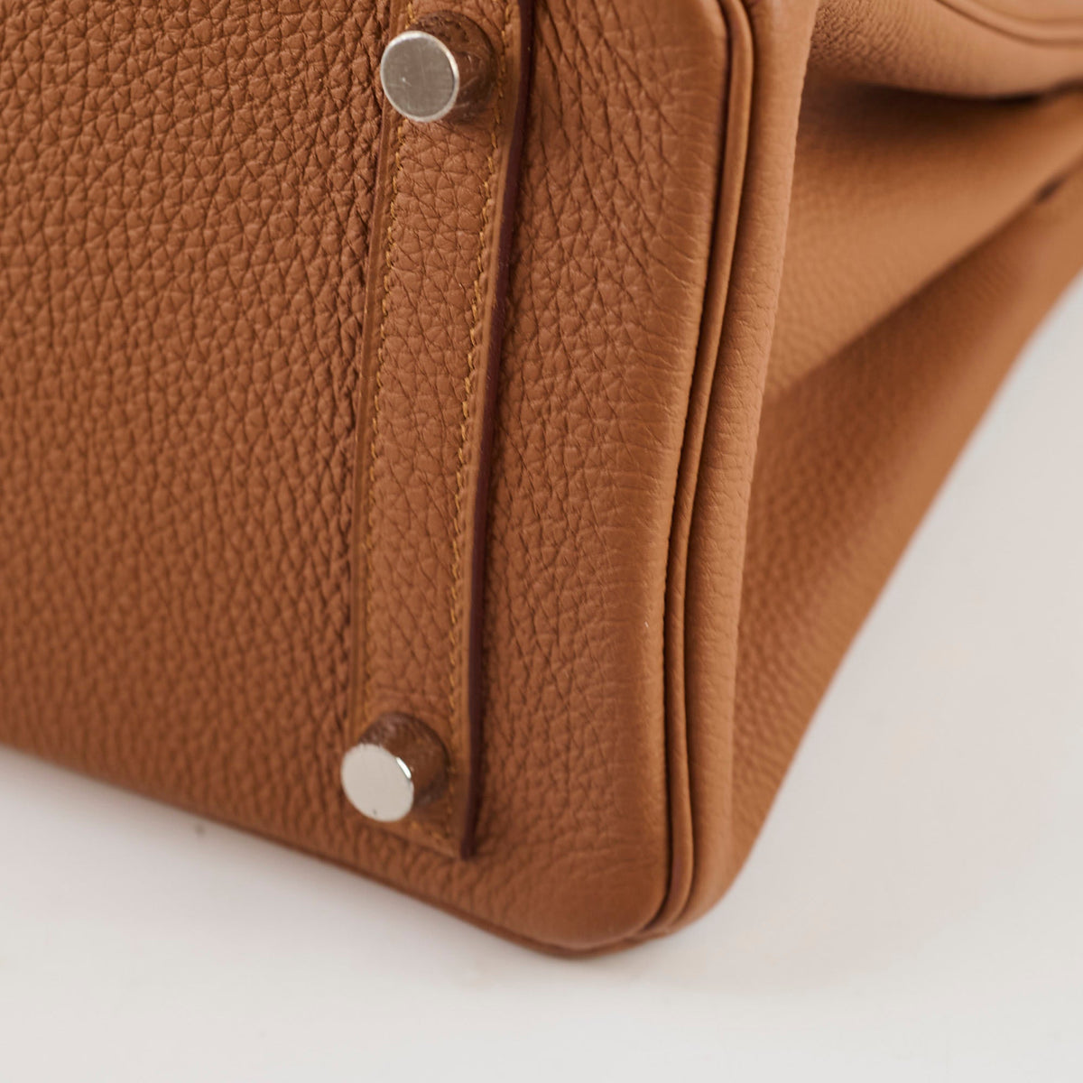 Hermes Birkin 25 Limited Edition Officer Gold/Ambre Togo PHW- C Stamp - photo 13