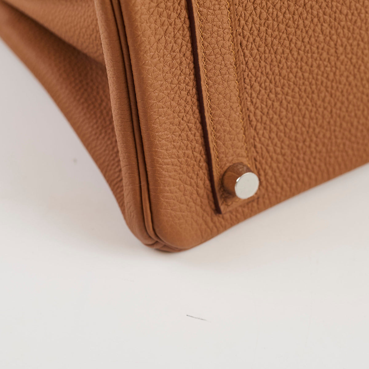 Hermes Birkin 25 Limited Edition Officer Gold/Ambre Togo PHW- C Stamp - photo 10