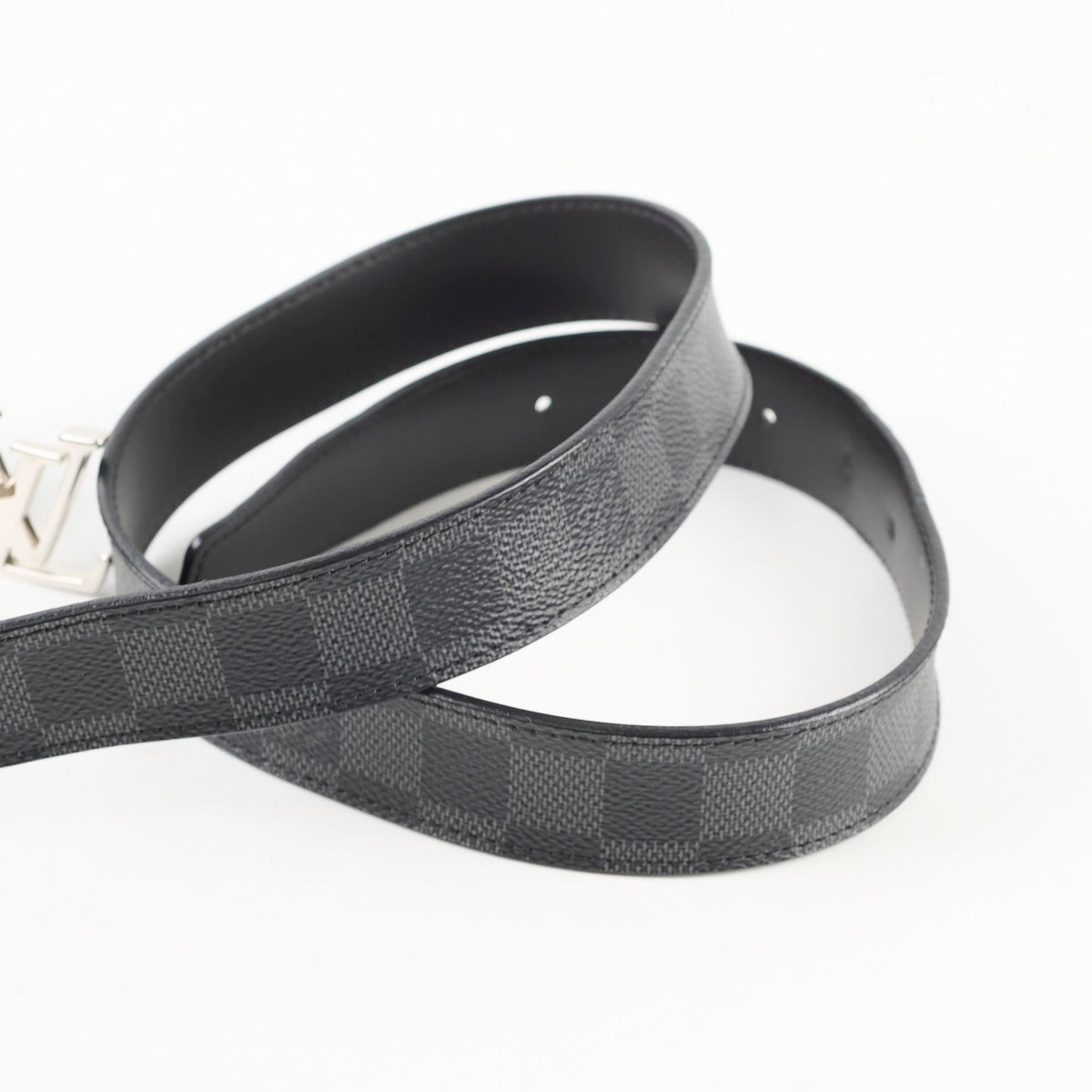 Louis Vuitton Initiales 30 MM Reversible Belt Damier Graphite - photo 7