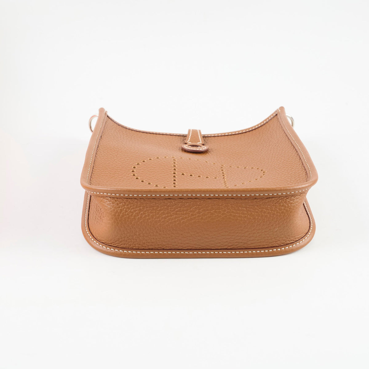 Hermes Mini Evelyne Gold PHW Zigzag Strap U Stamp - photo 4