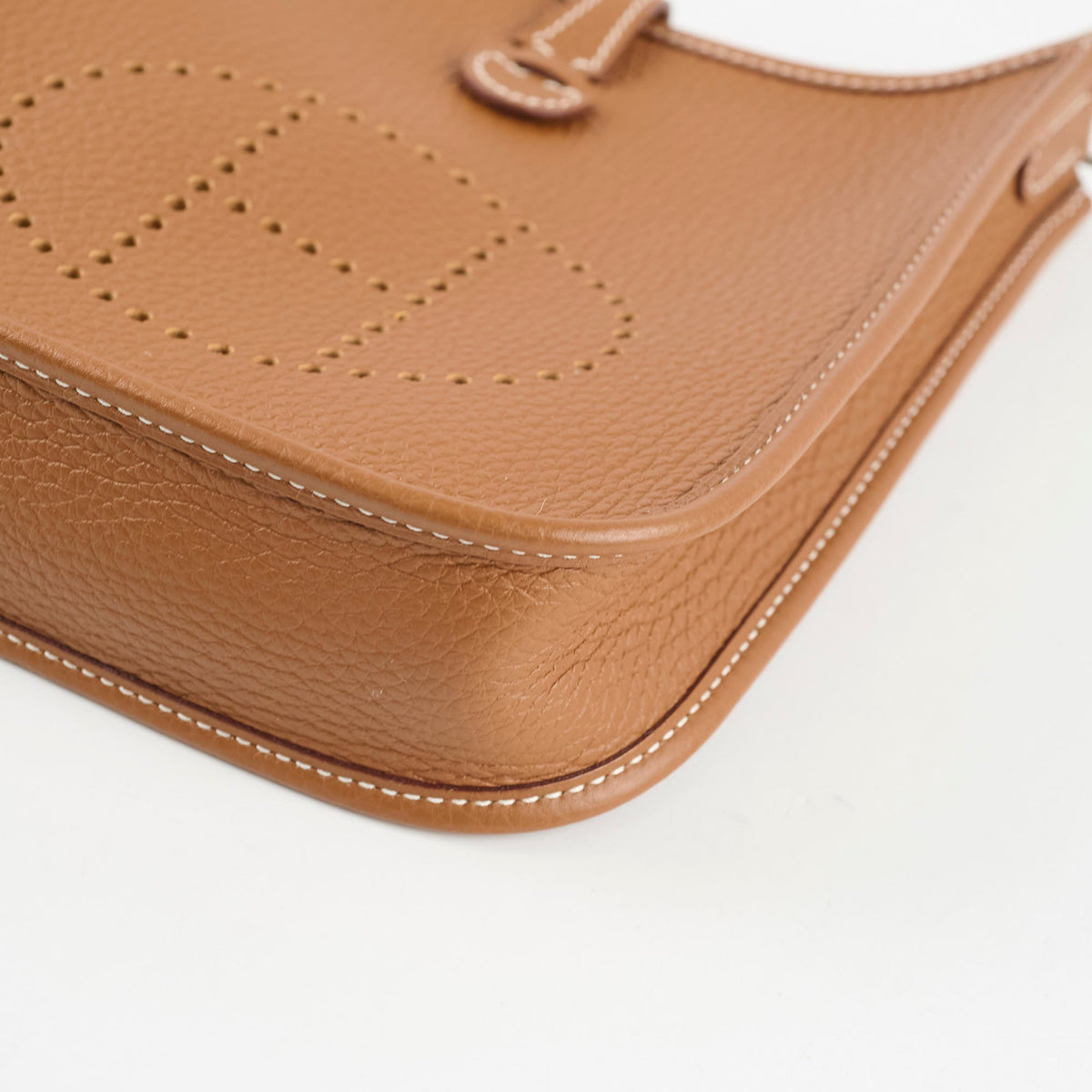 Hermes Mini Evelyne Gold PHW Zigzag Strap U Stamp - photo 9