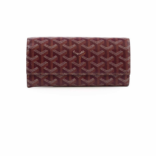 Goyard Varenne Burgundy Long Wallet - photo 1