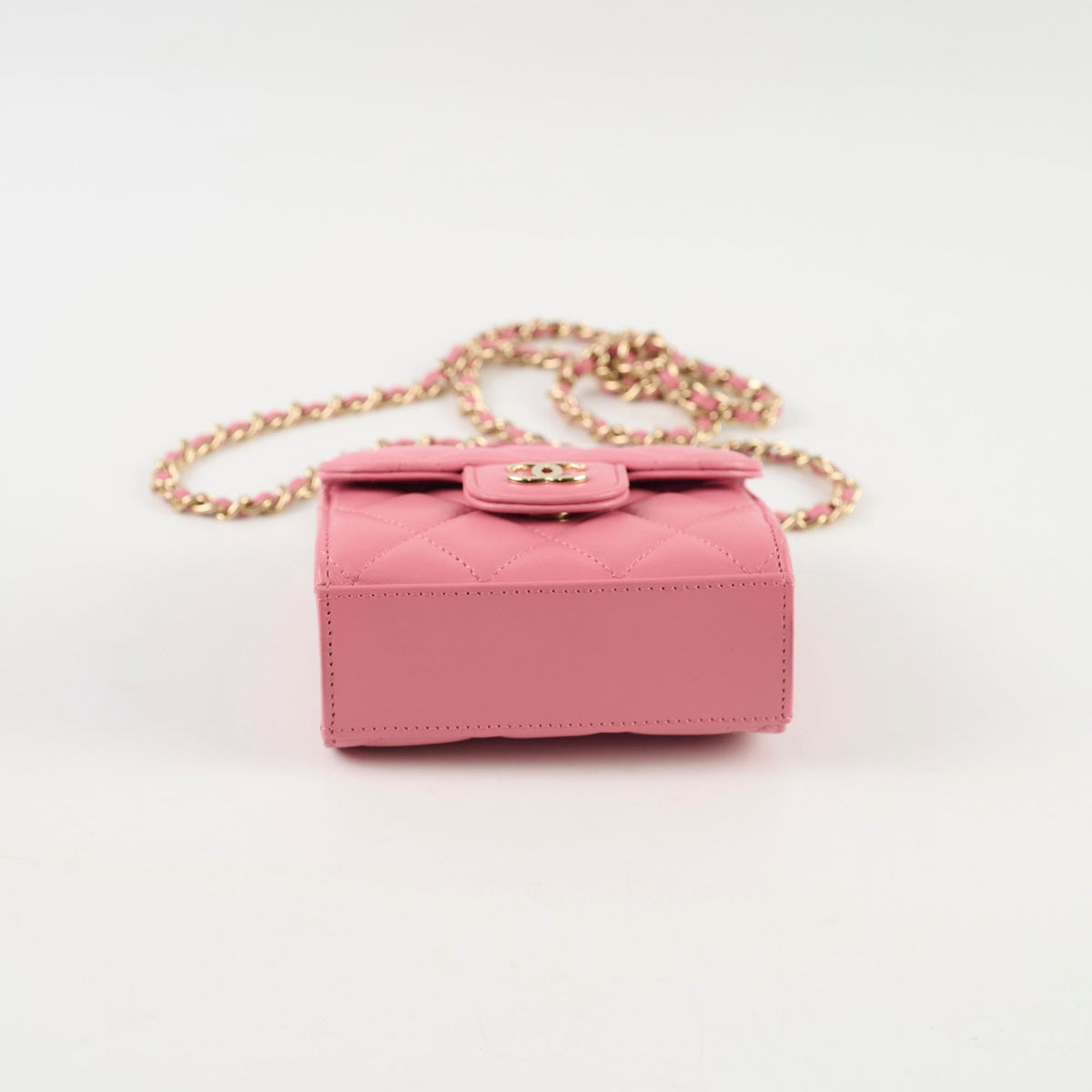 Chanel Mini Pink Top Handle Crossbody - Microchipped - photo 4