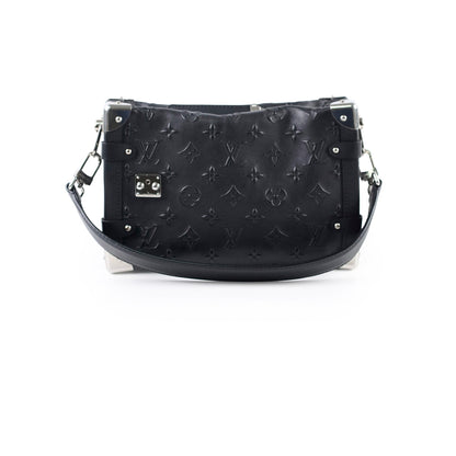 Louis Vuitton Side Trunk MM Black Leather - photo 1