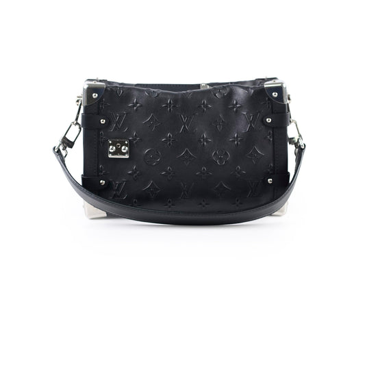 Louis Vuitton Side Trunk MM Black Leather - photo 1