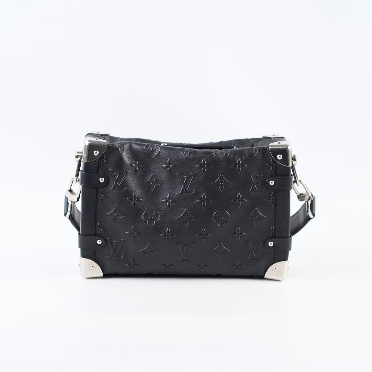 Louis Vuitton Side Trunk MM Black Leather - photo 2