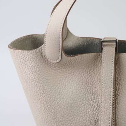 Hermes Picotin 18 Clemence Craie - Stamp K - photo 6