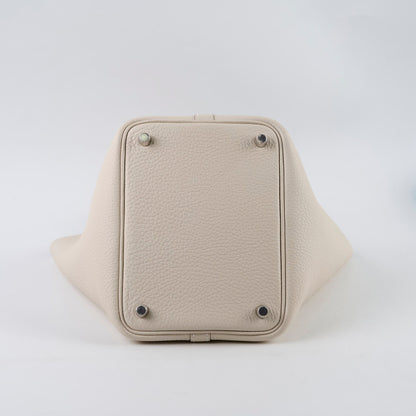 Hermes Picotin 18 Clemence Craie - Stamp K - photo 3