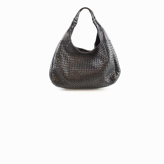 Bottega Veneta Black Intrecciato Hobo Bag - photo 1