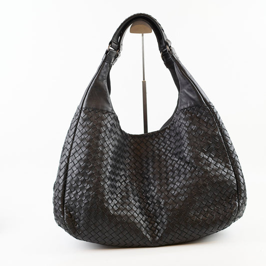 Bottega Veneta Black Intrecciato Hobo Bag - photo 2
