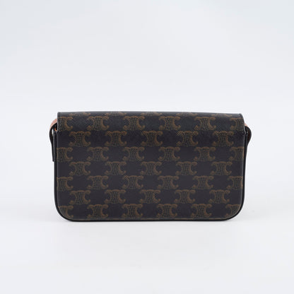 Celine Triomphe Shoulder Bag Brown - photo 2