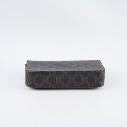 Celine Triomphe Shoulder Bag Brown - photo 4