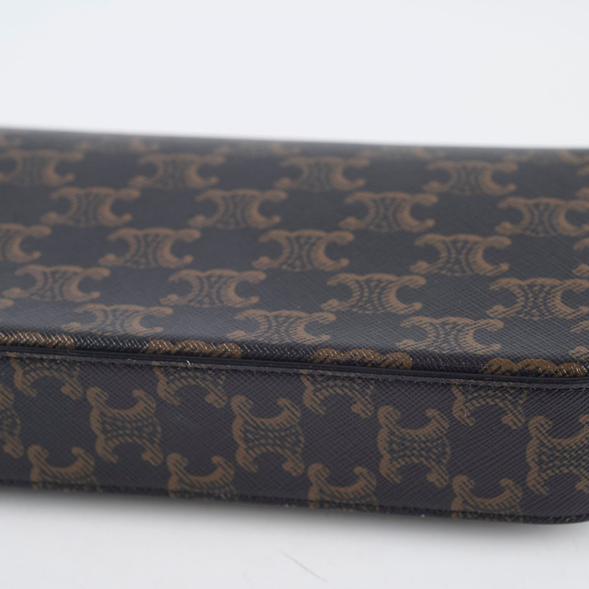Celine Triomphe Shoulder Bag Brown - photo 8