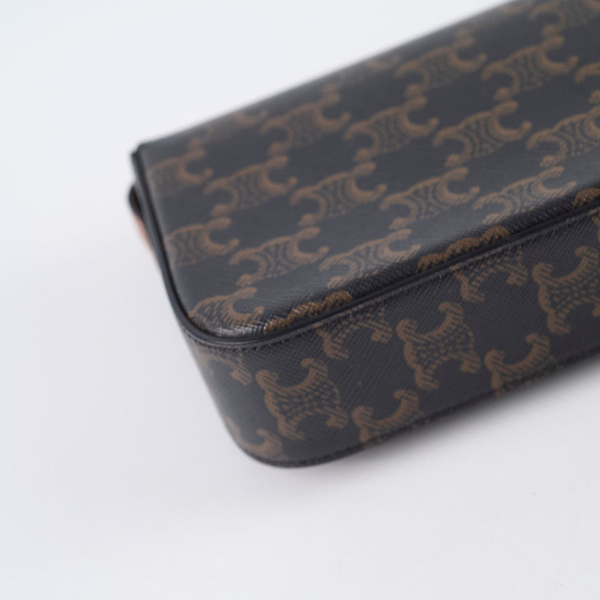 Celine Triomphe Shoulder Bag Brown - photo 7