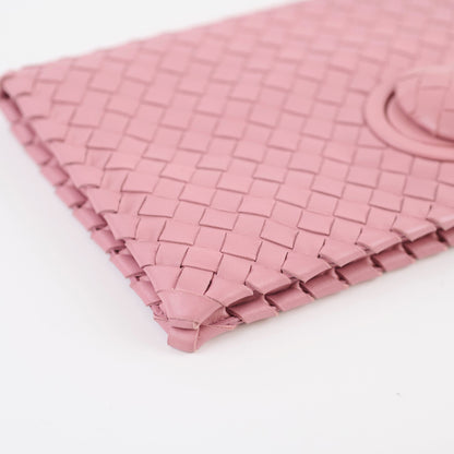 Bottega Veneta Woven Clutch Dusty Pink - photo 10