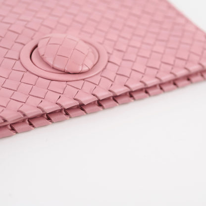 Bottega Veneta Woven Clutch Dusty Pink - photo 9