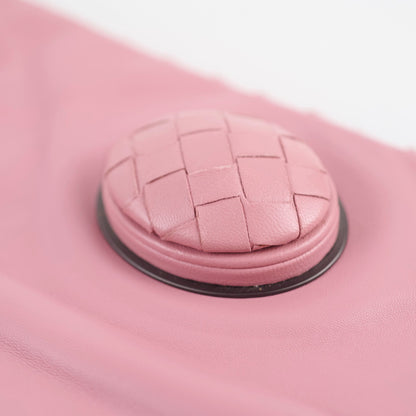Bottega Veneta Woven Clutch Dusty Pink - photo 13